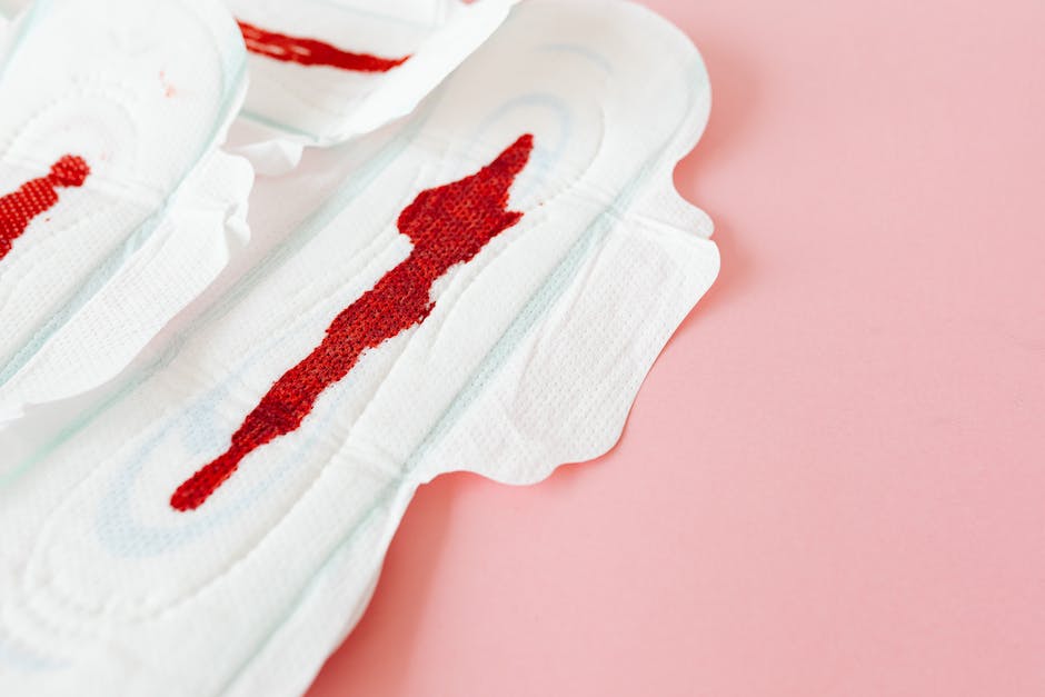 wöchentliche Menstruationsmenge an Blut