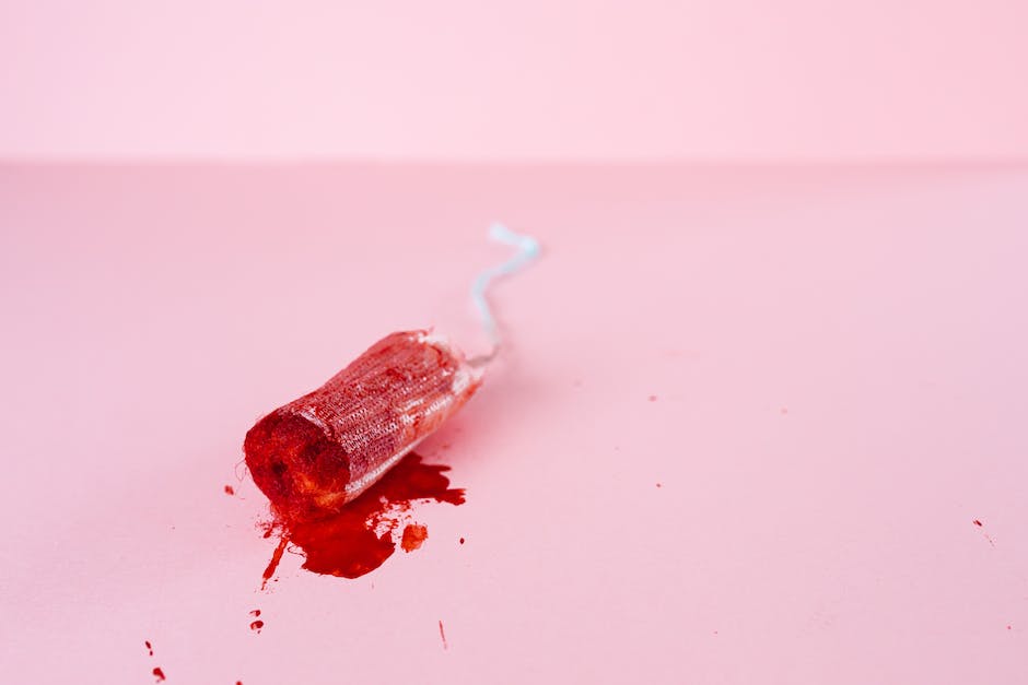 Menge an Blutverlust während der Menstruation
