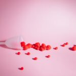 Blutquelle während der Menstruation